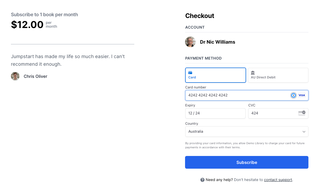 7 steps to setting up Stripe payments with Jumpstart Pro