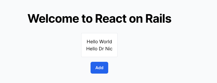 React components on Rails and Hotwire Turbo Streams