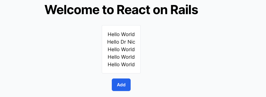 React components on Rails and Hotwire Turbo Streams